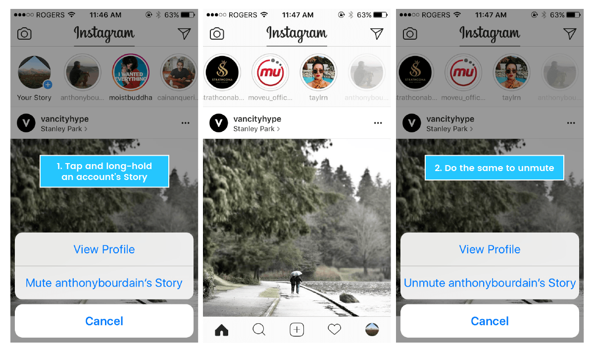 IG-Hacks-mute-unmute 12 Hidden Hacks to Make Your Instagram Stories Stand Out